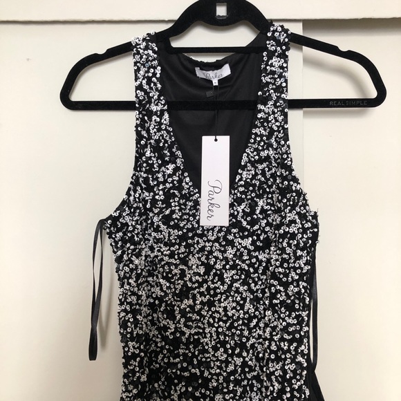 NWT Parker Sequin Dress (Sz M) - Picture 2 of 9